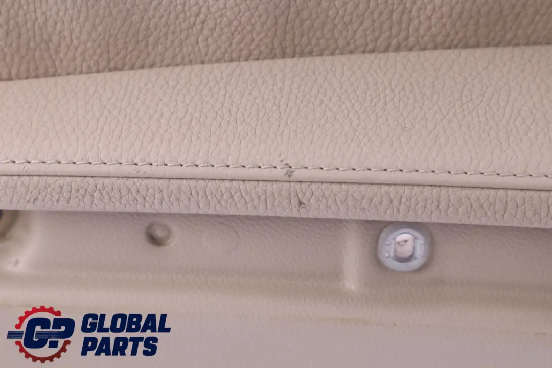 Right O/S Lateral Trim Panel Lining Leather Cream Beige to BMW 3 E93 Cabrio Rear with Part number 7218920 BMW 3 E93 Cabrio Rear Right O/S Lateral Trim Panel Lining Leather Cream Beige - SKU 7218920 - Part number 7218920