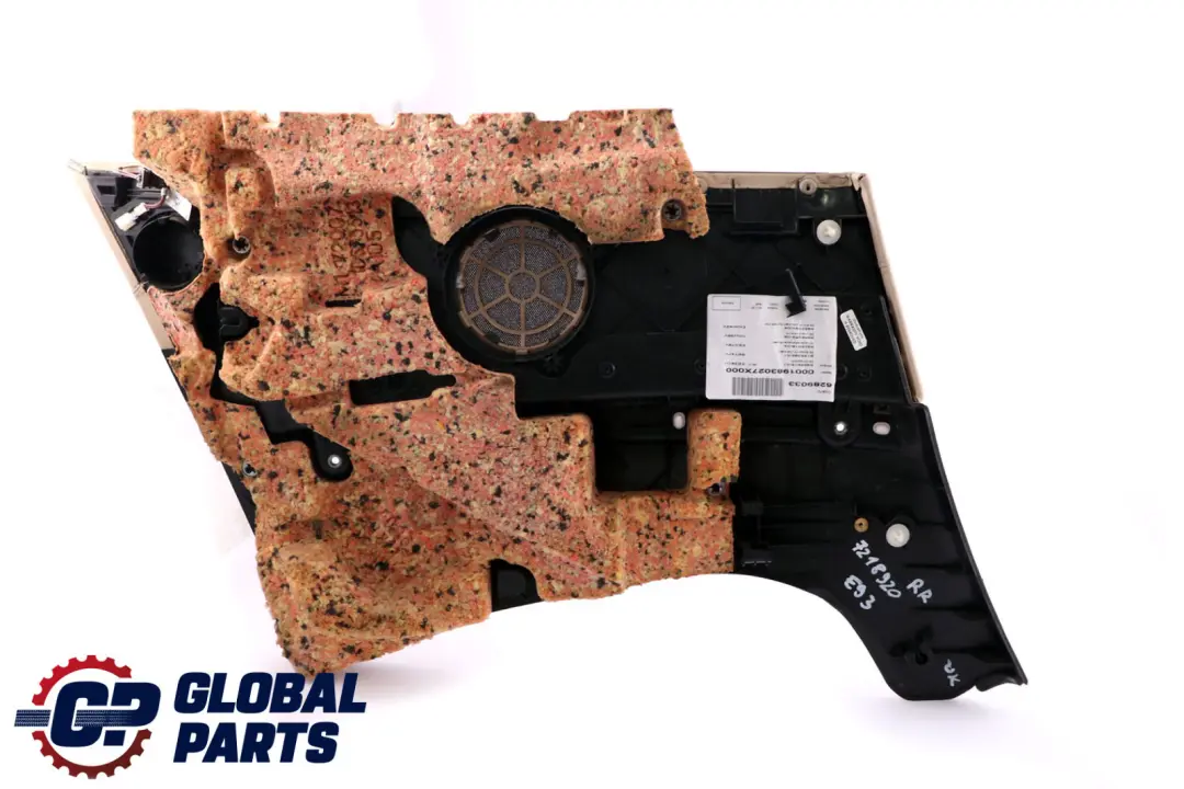 Right O/S Lateral Trim Panel Lining Leather Cream Beige to BMW 3 E93 Cabrio Rear with Part number 7218920 BMW 3 E93 Cabrio Rear Right O/S Lateral Trim Panel Lining Leather Cream Beige - SKU 7218920 - Part number 7218920