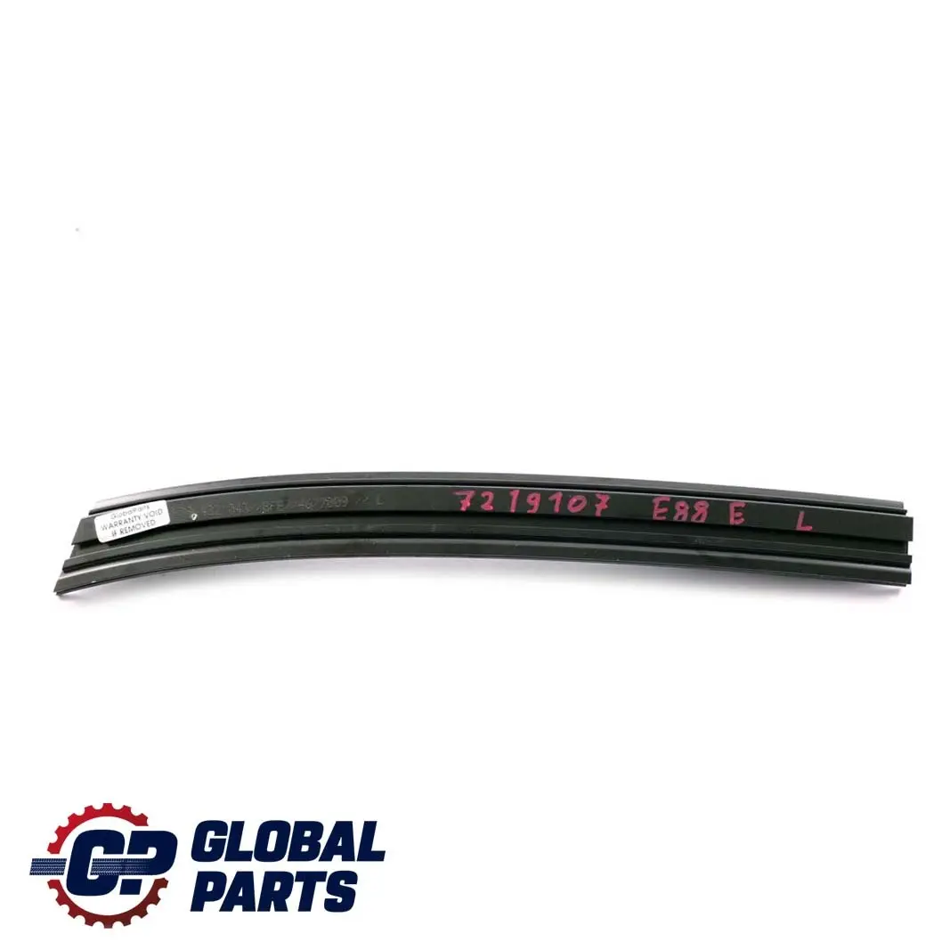 Uszczelka lewa rama listwa dach do BMW Cabrio E88 o numerze 7219107 BMW Cabrio E88 Uszczelka lewa rama listwa dach - SKU 7219107 - Numer Części 7219107