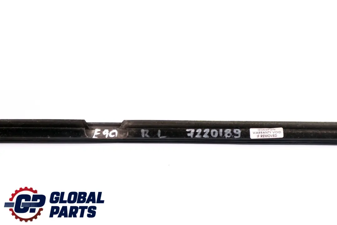 BMW E90 Plaque D'egout Exterieur Porte Arriere Gauche Noir Brillant - SKU 7220189 - Numéro de pièce 7220189