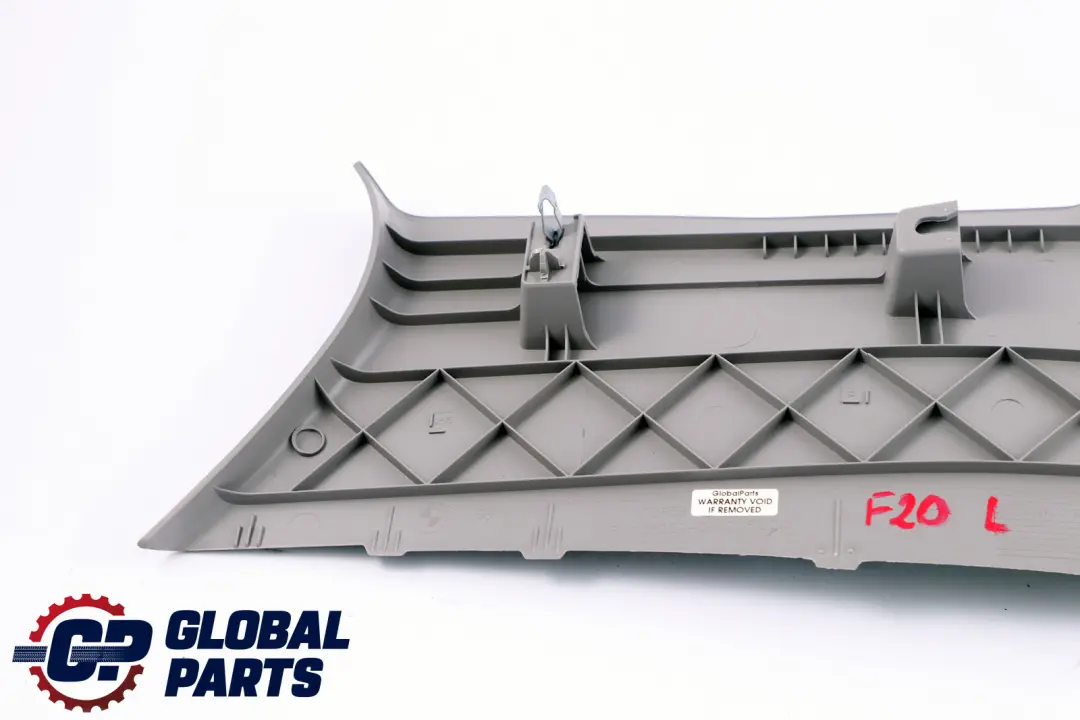Column C Pillar Left N/S Trim Cover Panel Everestgrau Grey to BMW 1 Series F20 with Part number 7221029 BMW 1 Series F20 Column C Pillar Left N/S Trim Cover Panel Everestgrau Grey - SKU 7221029 - Part number 7221029