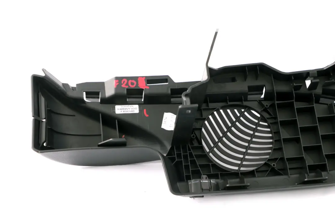 Cubierta Repisa Trasera Altavoz Envolvente Negro Izquierdo para BMW F20 F21 con número de pieza 7221043 BMW F20 F21 Cubierta Repisa Trasera Altavoz Envolvente Negro Izquierdo - SKU 7221043 - Número de pieza 7221043