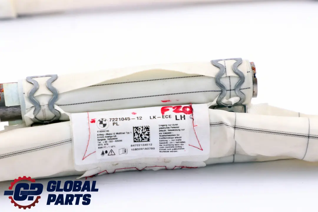 Kurtyna Poduszka Powietrzna Airbag Lewa do BMW F20 F21 F30 F31 o numerze 7221045 BMW F20 F21 F30 F31 Kurtyna Poduszka Powietrzna Airbag Lewa - SKU 7221045 - Numer Części 7221045