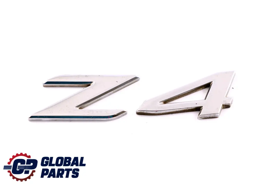 Boot Trunk Lid Tailgate Adhered Z4 Lettering Emblem Logo to BMW Z4 E89 Rear with Part number 7221372 BMW Z4 E89 Rear Boot Trunk Lid Tailgate Adhered Z4 Lettering Emblem Logo - SKU 7221372 - Part number 7221372