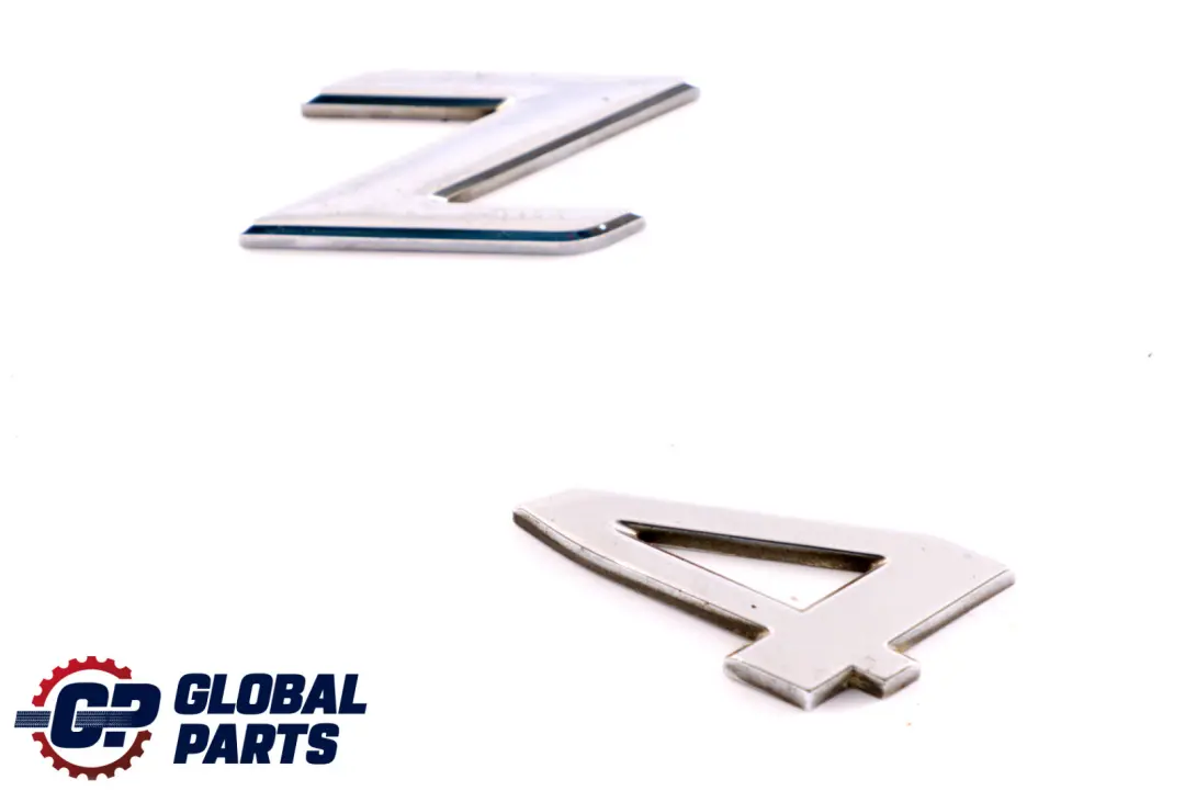 Boot Trunk Lid Tailgate Adhered Z4 Lettering Emblem Logo to BMW Z4 E89 Rear with Part number 7221372 BMW Z4 E89 Rear Boot Trunk Lid Tailgate Adhered Z4 Lettering Emblem Logo - SKU 7221372 - Part number 7221372