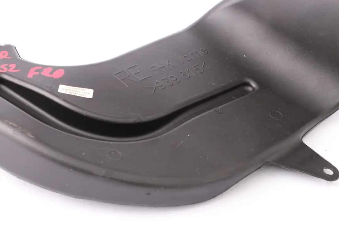 Conducto De calefaccion trasero derecho para BMW F20 F21 F22 F23 LCI con número de pieza 7221928 BMW F20 F21 F22 F23 LCI Conducto De calefaccion trasero derecho - SKU 7221928 - Número de pieza 7221928