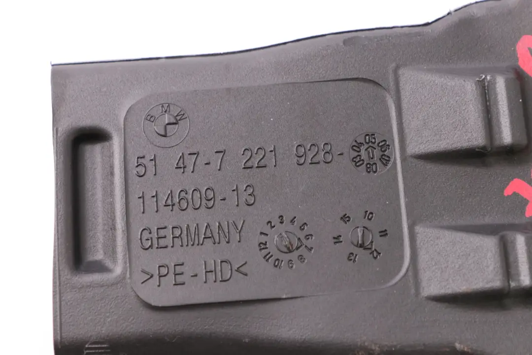 BMW F20 F21 F22 F23 LCI Condotto del Riscaldatore Posteriore Destro - SKU 7221928 - Numero di parte 7221928