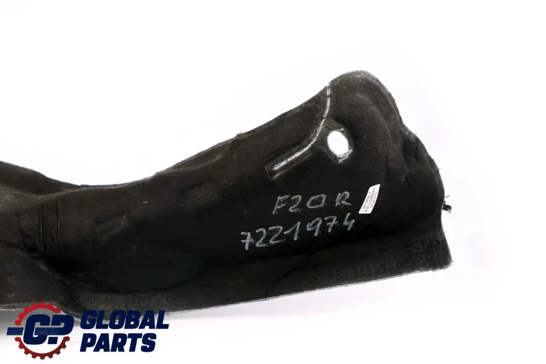 Aislamiento Acustico Carcasa Rueda Trasera Derecha para BMW F20 F21 con número de pieza 7221974 BMW F20 F21 Aislamiento Acustico Carcasa Rueda Trasera Derecha - SKU 7221974 - Número de pieza 7221974