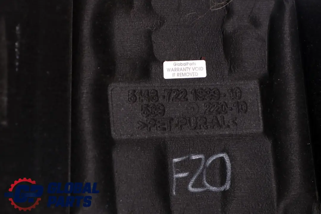 BMW F20 F21 Izolacja wygłuszenie tunelu - SKU 7221999 - Numer Części 7221999