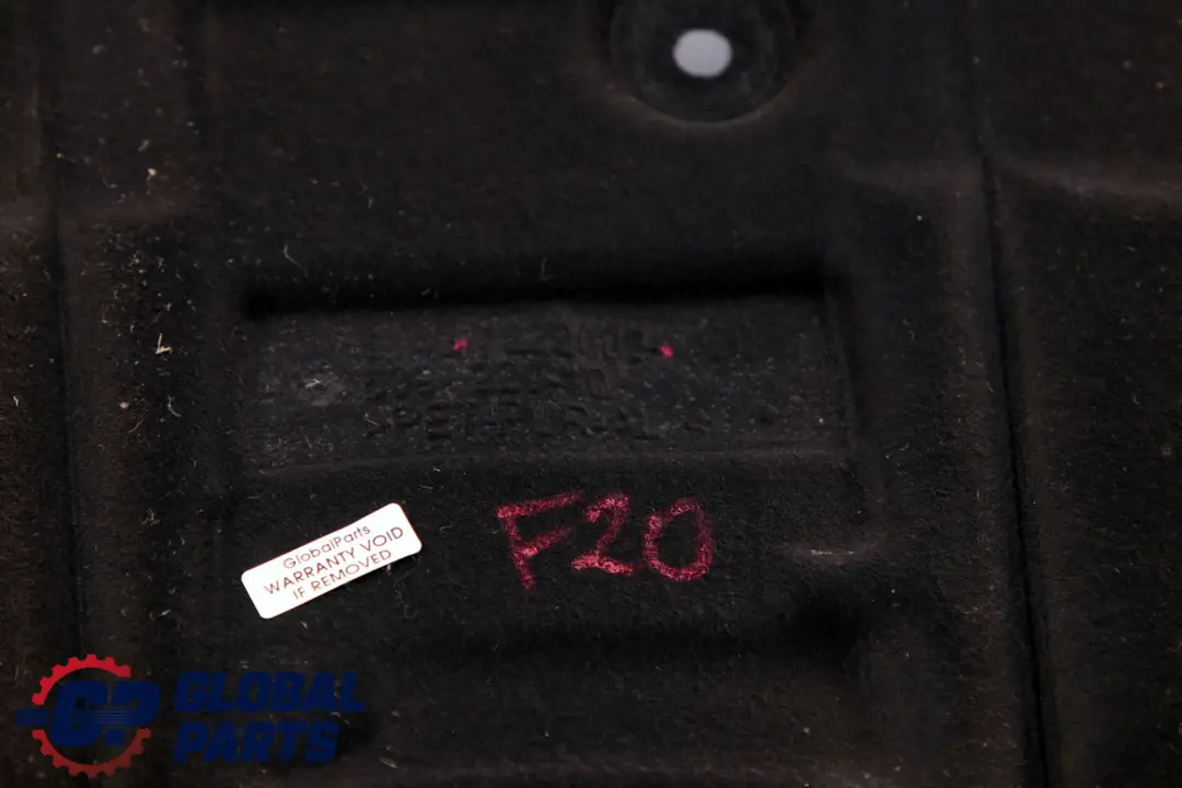 BMW 2 F20 F21 F22 F30 F31 Aislamiento Acustico Tunel Delantero - SKU 7222003 - Número de pieza 7222003