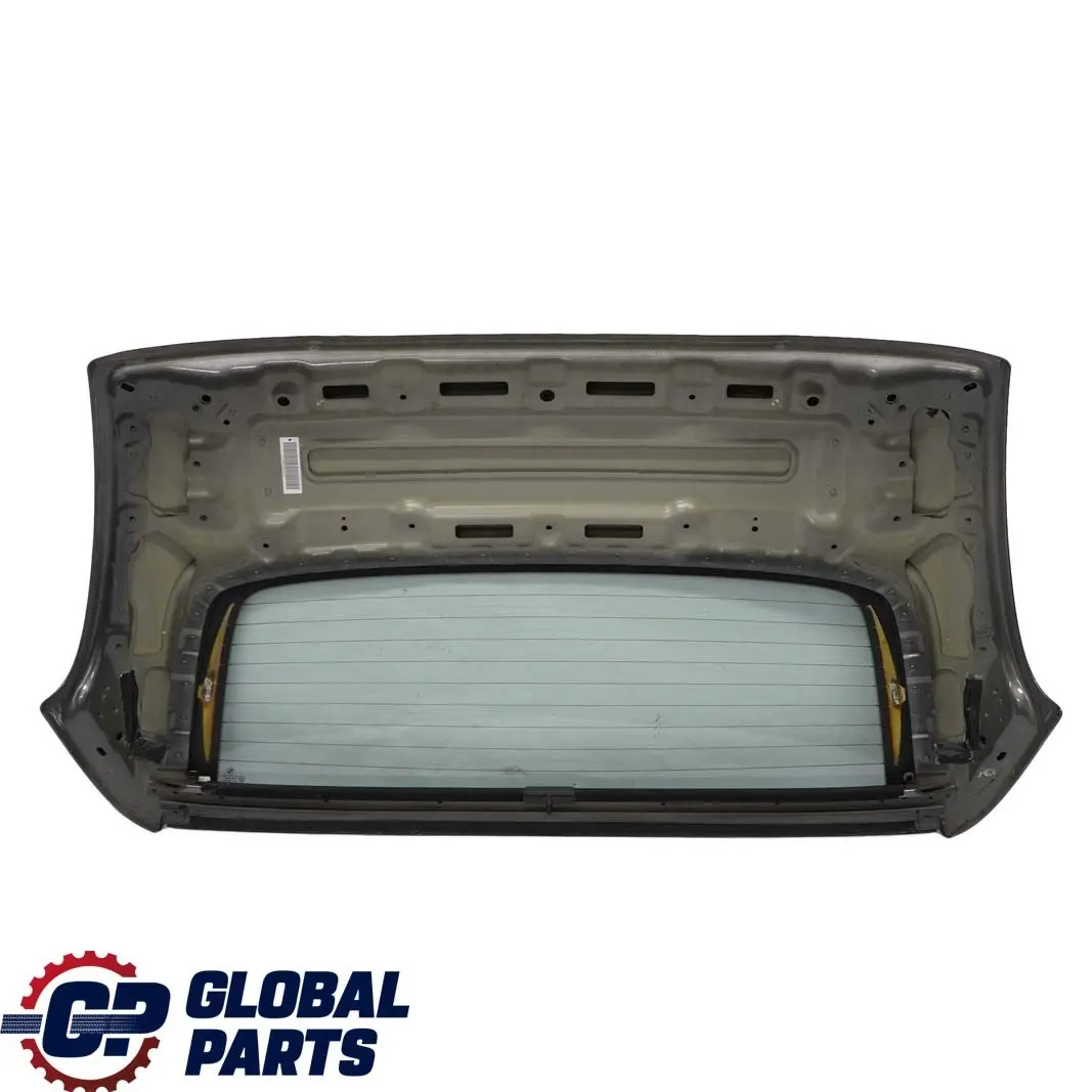 Folding Top Hardtop Roof Shell Window Mineralgrau Grey - B39 to BMW Z4 E89 Rear with Part number 7222078 BMW Z4 E89 Rear Folding Top Hardtop Roof Shell Window Mineralgrau Grey - B39 - SKU 7222078-MG - Part number 7222078