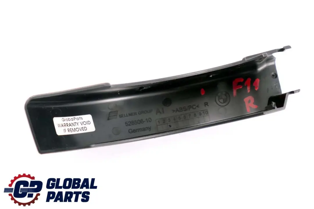 BMW F11 F11N LCI Rechte Scharnierabdeckung O/S Verkleidungsplatte Gepäck - SKU 7222168 - Teilenummer 7222168