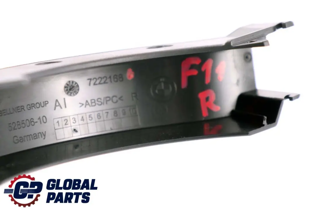 BMW F11 F11N LCI Rechte Scharnierabdeckung O/S Verkleidungsplatte Gepäck - SKU 7222168 - Teilenummer 7222168