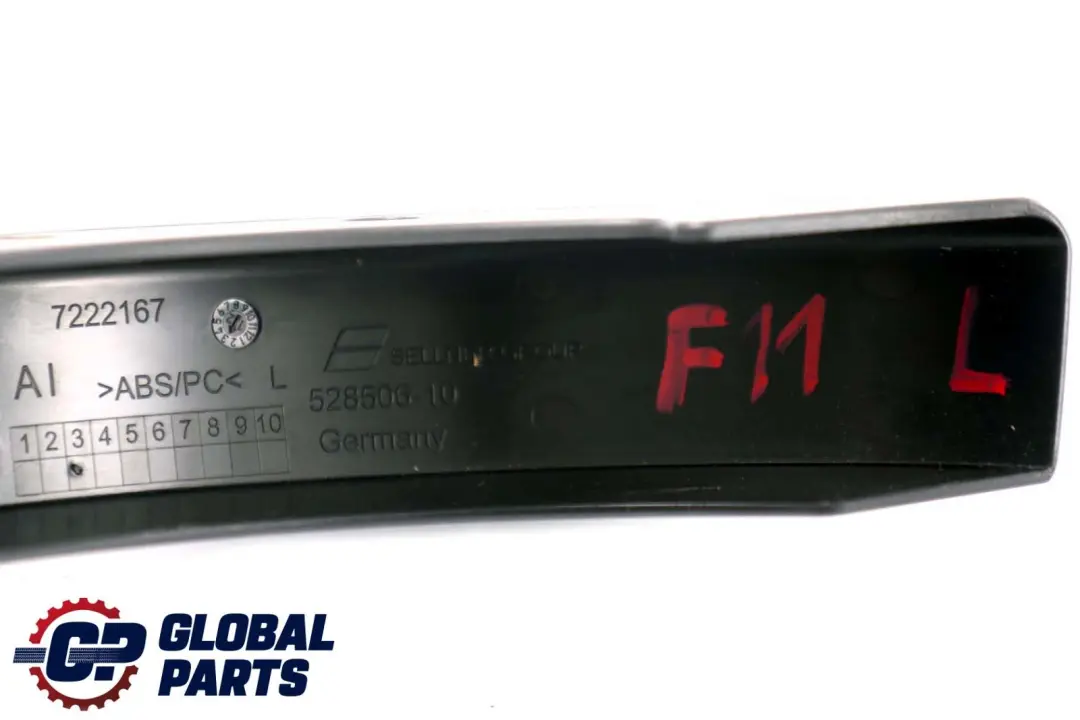 F11N LCI Left Hinge Cover Inside N/S Panel Luggage to BMW 5 Series F11 with Part number 7222169 BMW 5 Series F11 F11N LCI Left Hinge Cover Inside N/S Panel Luggage - SKU 7222169 - Part number 7222169