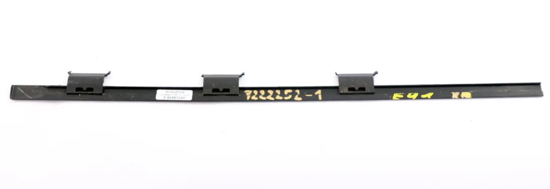 Right Trim Strip O/S Glanzschwarz Black to BMW 3 Series E91 Touring Rear with Part number 7222252 BMW 3 Series E91 Touring Rear Right Trim Strip O/S Glanzschwarz Black - SKU 7222252-1 - Part number 7222252