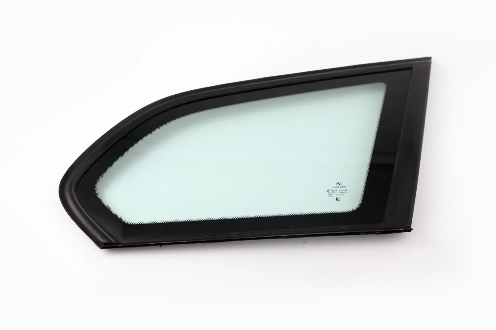 BMW E91 Touring Vetro Lunotto Destro O/S Glanzschwarz Alta Lucentezza