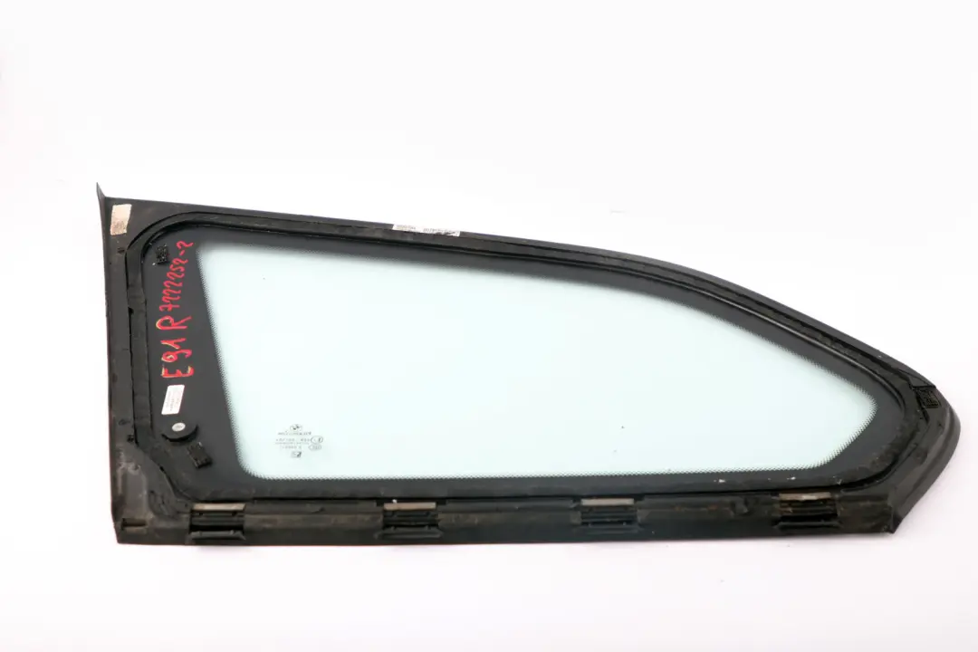 BMW E91 Touring Vetro Lunotto Destro O/S Glanzschwarz Alta Lucentezza - SKU 7222252-2 - Numero di parte 7222252