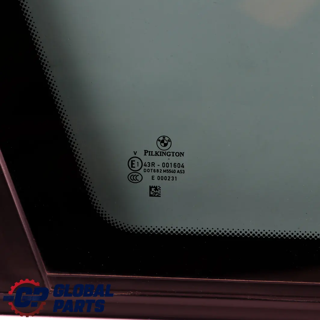 Seitenscheibe Sonnenschutzglas Hinten Links AS3 Glanzschwarz für BMW 3 Er E91 mit Teilenummer 7222255 BMW 3 Er E91 Seitenscheibe Sonnenschutzglas Hinten Links AS3 Glanzschwarz - SKU 7222255 - Teilenummer 7222255