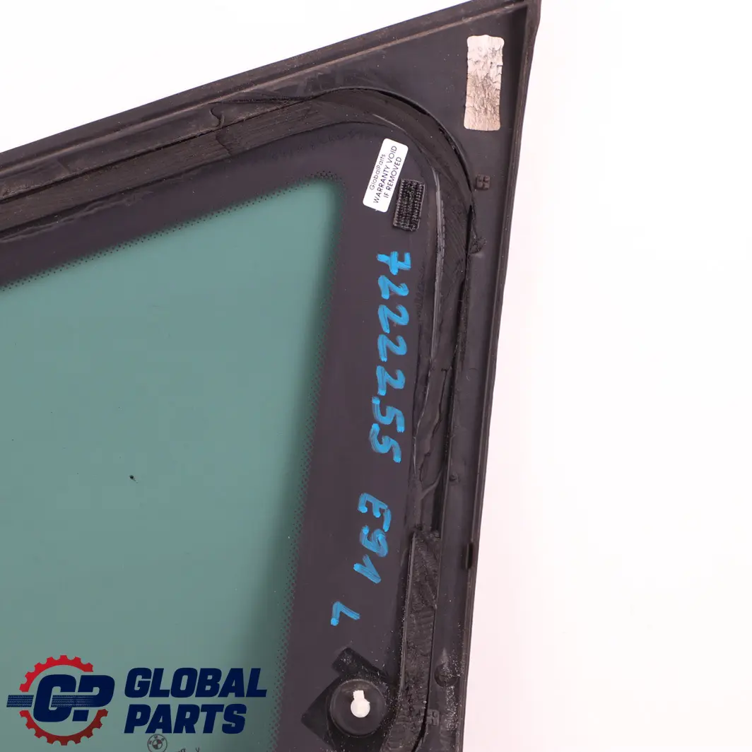 BMW Serie 3 E91 E91N LCI Cristal Tintado Lado Trasero Izquierdo AS3 Alto Brillo - SKU 7222255 - Número de pieza 7222255