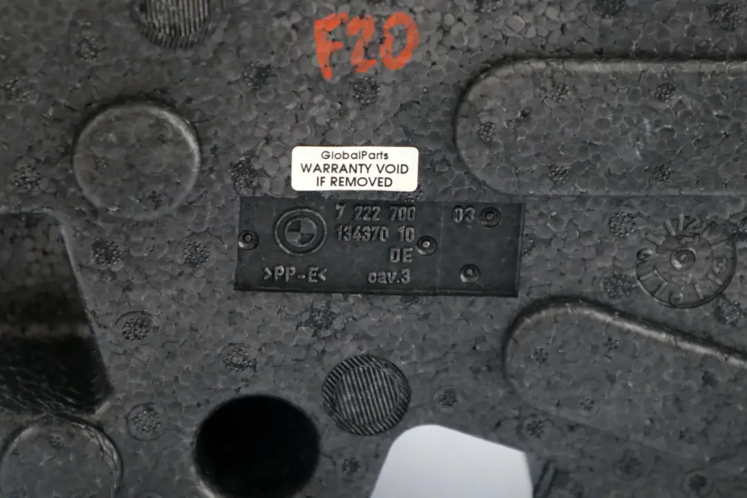 BMW F20 F21 Styropian wkład bagażnika ucho trójkąt - SKU 7222700 - Numer Części 7222700