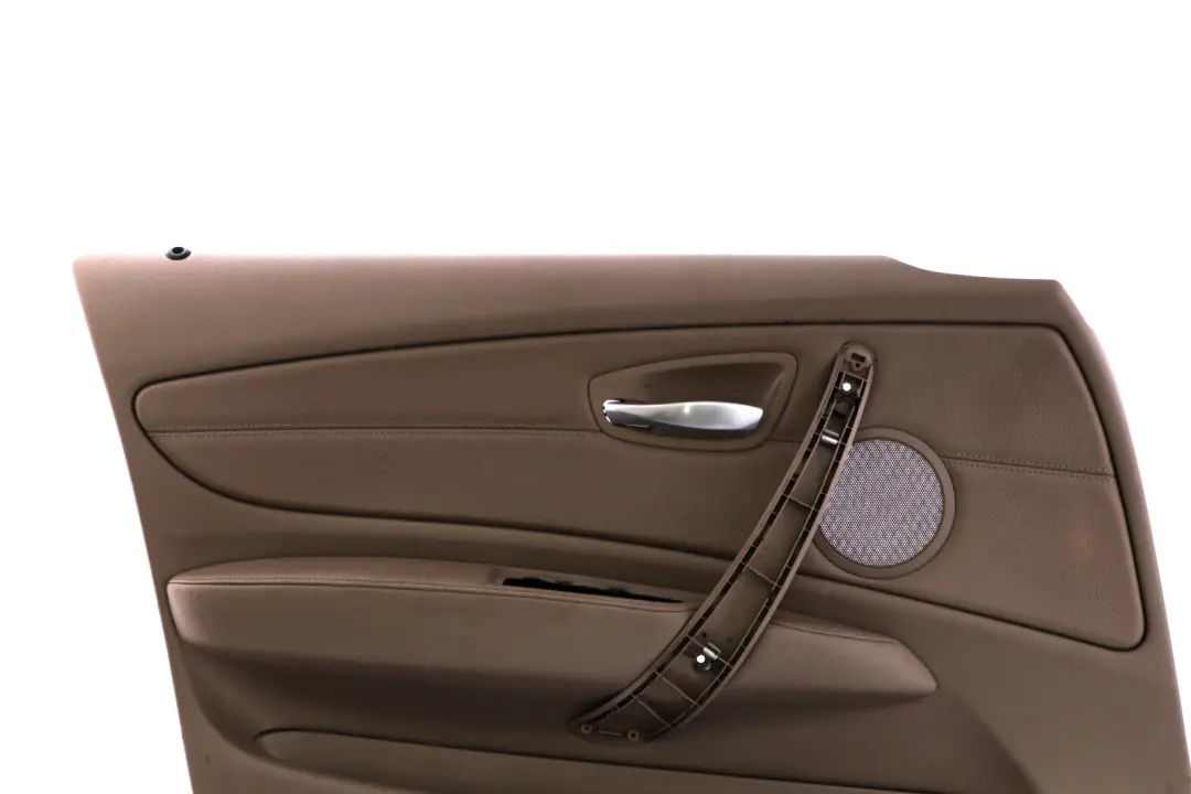 BMW 1 Series E87 LCI Front Left N/S Door Card Trim Panel Beige Leather - SKU 7224349 - Part number 7224349