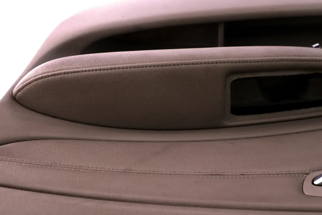 Front Right O/S Door Card Trim Panel Beige Leather to BMW 1 Series E87 LCI with Part number 7224350 BMW 1 Series E87 LCI Front Right O/S Door Card Trim Panel Beige Leather - SKU 7224350 - Part number 7224350