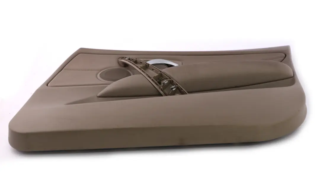 Front Right O/S Door Card Trim Panel Beige Leather to BMW 1 Series E87 LCI with Part number 7224350 BMW 1 Series E87 LCI Front Right O/S Door Card Trim Panel Beige Leather - SKU 7224350 - Part number 7224350