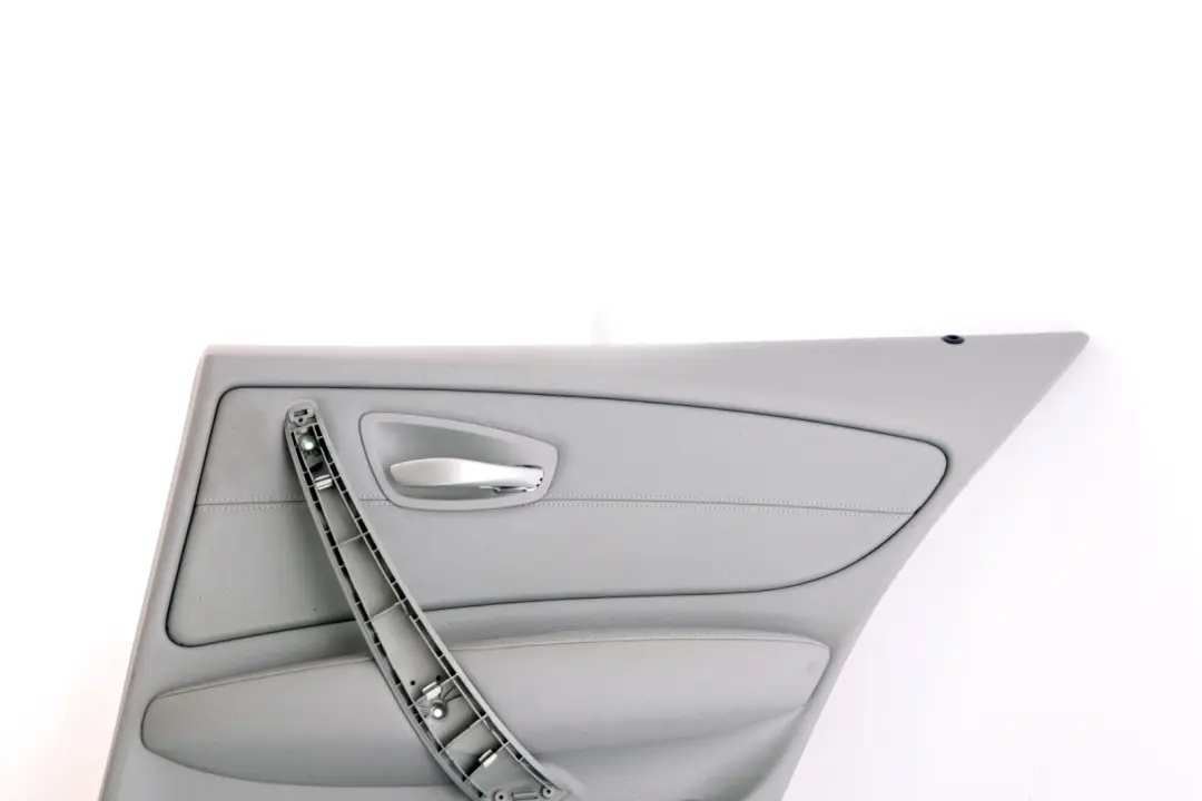 BMW 1 Series E87 LCI Rear Right O/S Door Card Trim Panel Grey Leather - SKU 7224356 - Part number 7224356