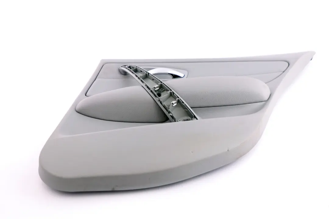 Right O/S Door Card Trim Panel Grey Leather to BMW 1 Series E87 LCI Rear with Part number 7224356 BMW 1 Series E87 LCI Rear Right O/S Door Card Trim Panel Grey Leather - SKU 7224356 - Part number 7224356