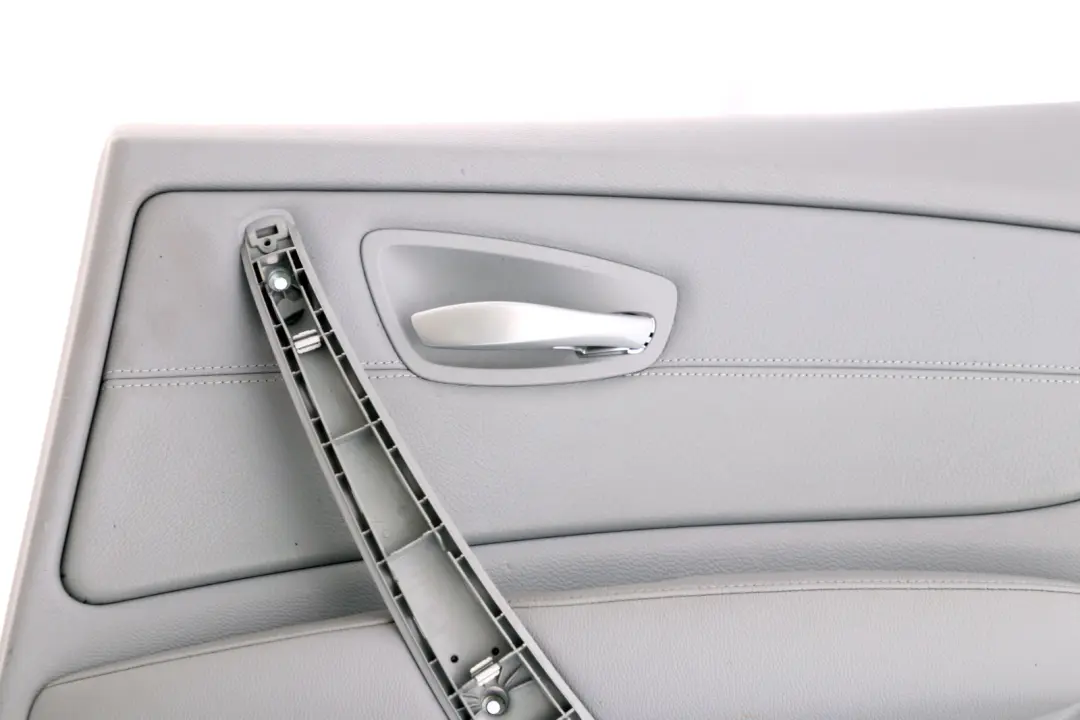 BMW 1 Series E87 LCI Rear Right O/S Door Card Trim Panel Grey Leather - SKU 7224356 - Part number 7224356