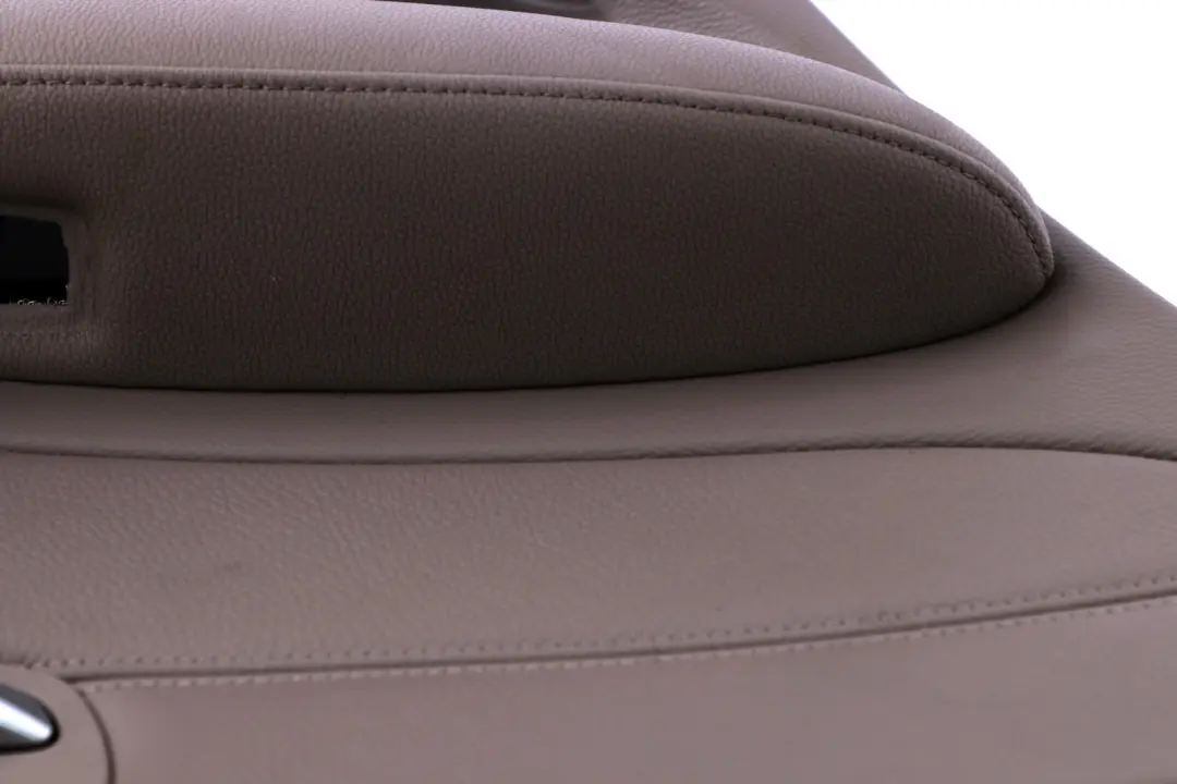 Left N/S Door Card Trim Panel Beige Leather to BMW 1 Series E87 LCI Rear with Part number 7224357 BMW 1 Series E87 LCI Rear Left N/S Door Card Trim Panel Beige Leather - SKU 7224357 - Part number 7224357