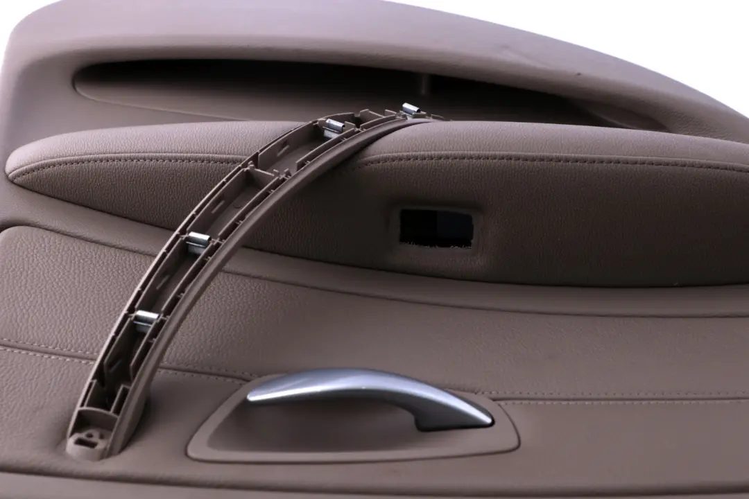 BMW 1 Series E87 LCI Rear Left N/S Door Card Trim Panel Beige Leather - SKU 7224357 - Part number 7224357