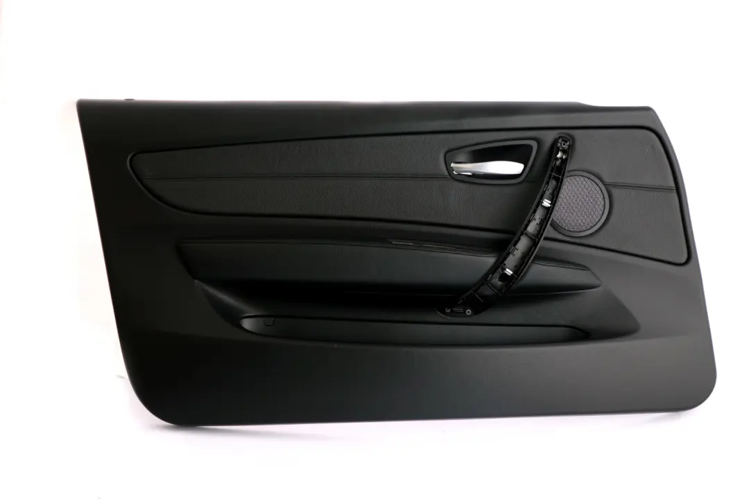 Delantero Izquierdo Puerta Forro Tarjeta Cuero Negro para BMW E81 E82 con número de pieza 7224361 BMW E81 E82 Delantero Izquierdo Puerta Forro Tarjeta Cuero Negro - SKU 7224361 - Número de pieza 7224361
