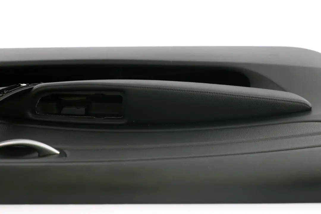 BMW E81 E82 Scheda Rivestimento Porta Anteriore Sinistra Pelle Nera - SKU 7224361 - Numero di parte 7224361