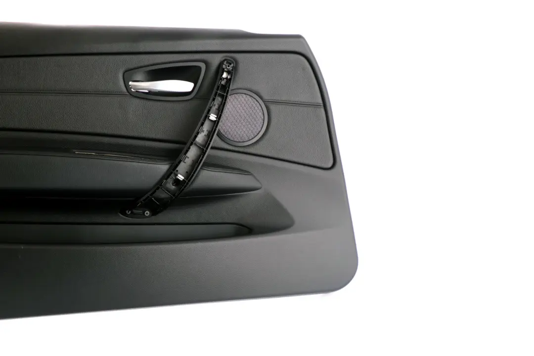 BMW E81 E82 Delantero Izquierdo Puerta Forro Tarjeta Cuero Negro - SKU 7224361 - Número de pieza 7224361