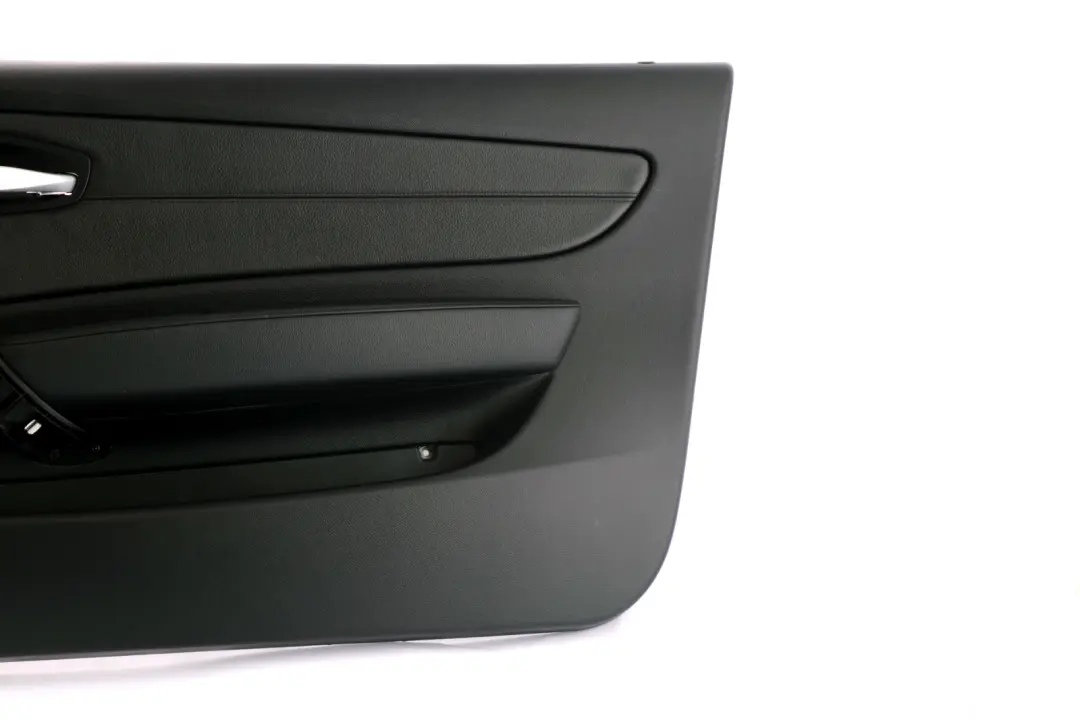 BMW E81 E82 Carte de doublure de porte avant droite en cuir noir - SKU 7224362 - Numéro de pièce 7224362