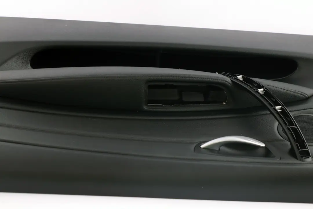BMW E81 E82 Scheda rivestimento porta anteriore destra pelle nera - SKU 7224362 - Numero di parte 7224362