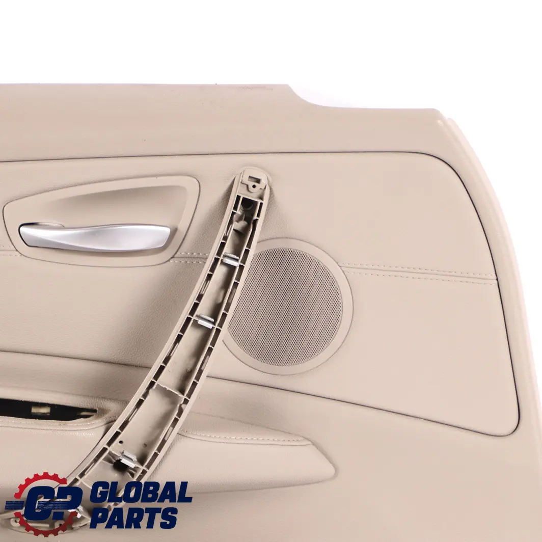 BMW E81 E82 Fodera porta anteriore sinistra Carta panno pelle Boston Beige - SKU 7224365 - Numero di parte 7224365