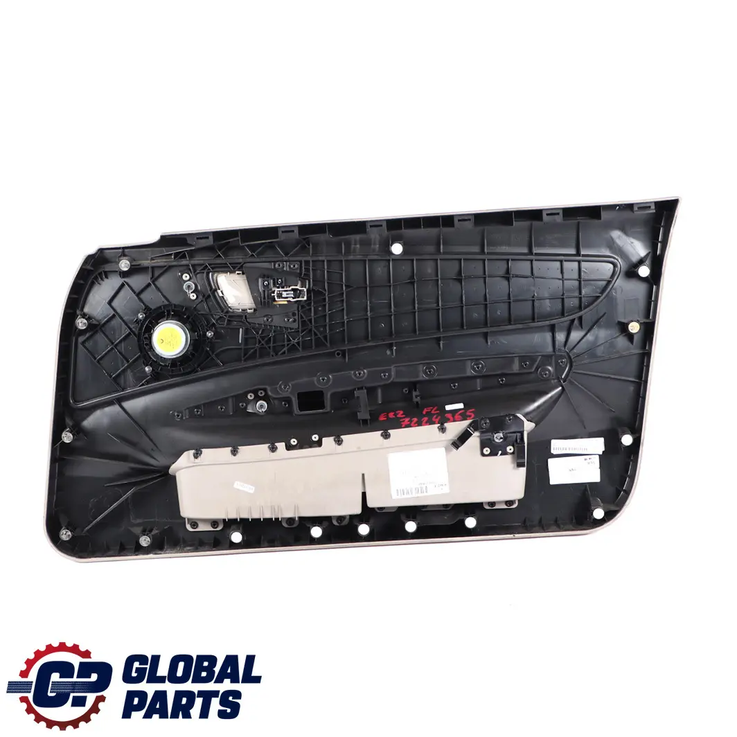 Front Left N/S Door Lining Card Cloth Leather Boston Beige to BMW E81 E82 with Part number 7224365 BMW E81 E82 Front Left N/S Door Lining Card Cloth Leather Boston Beige - SKU 7224365 - Part number 7224365