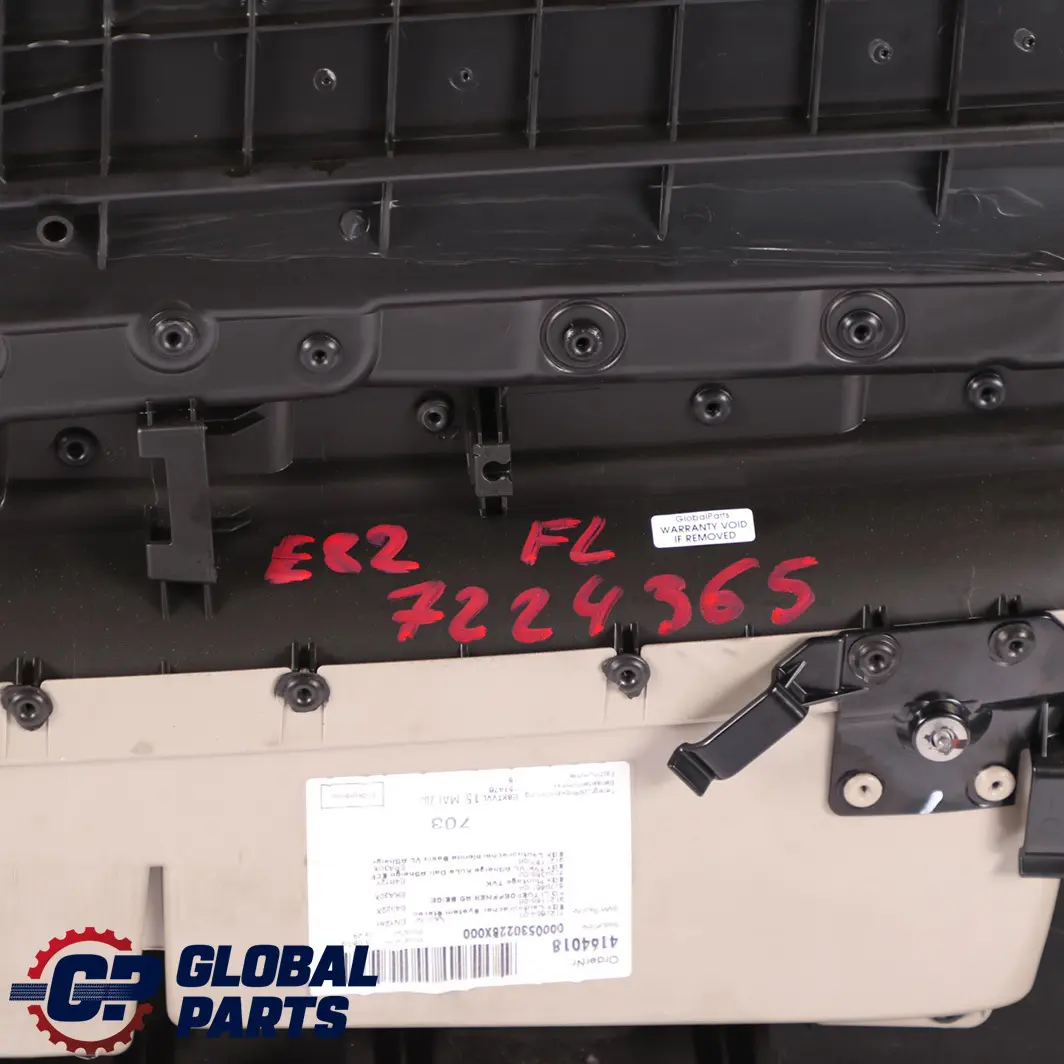 BMW E81 E82 Fodera porta anteriore sinistra Carta panno pelle Boston Beige - SKU 7224365 - Numero di parte 7224365