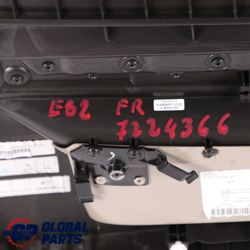 BMW E81 E82 Front Right O/S Door Lining Card Cloth Leather Boston Beige - SKU 7224366 - Part number 7224366