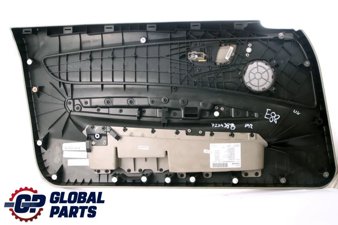 BMW E88 Cabrio Pannello rivestimento anteriore destro Scheda Porta Pelle Beige - SKU 7224388 - Numero di parte 7224388