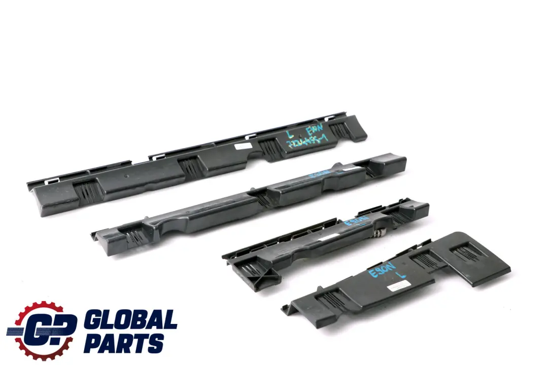 BMW Série 3 E90 E91 LCI Bande de maintien de porte gauche Jupe L1 L2 L3 L4 Set - SKU 7224455-1 - Numéro de pièce 7224455