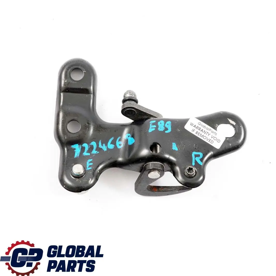 BMW Z4 E89 Roadster Folding Hardtop Top Right O/S Roof Mechanism Lock Mount - SKU 7224668 - Part number 7224668