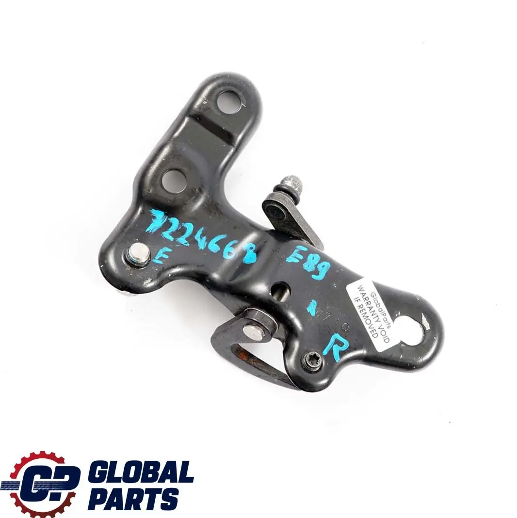 Techo Rígido Plegable Superior Derecho Mecanismo Bloqueo para BMW Z4 E89 Roadster con número de pieza 7224668 BMW Z4 E89 Roadster Techo Rígido Plegable Superior Derecho Mecanismo Bloqueo - SKU 7224668 - Número de pieza 7224668