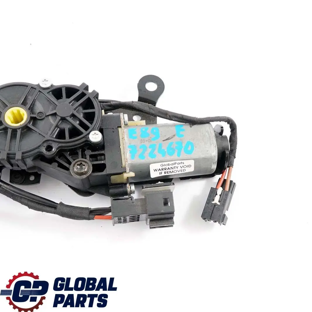 Techo Rígido Mecanismo De Bloqueo Motor Actuador para BMW Z4 E89 Roadster con número de pieza 7224670 BMW Z4 E89 Roadster Techo Rígido Mecanismo De Bloqueo Motor Actuador - SKU 7224670 - Número de pieza 7224670