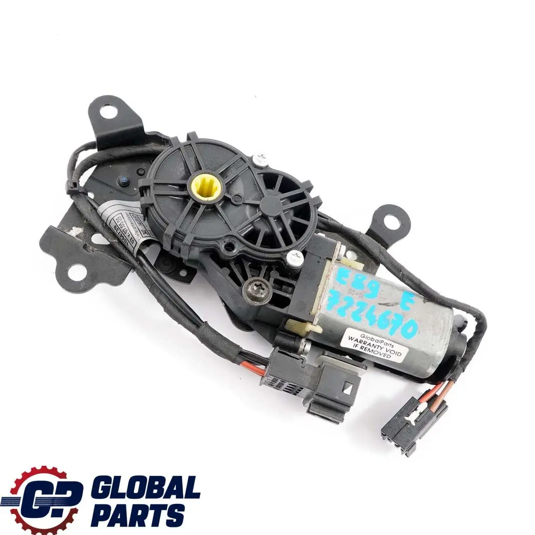 Roof Locking Mechanism Drive Motor Actuator to BMW Z4 E89 Roadster Hardtop with Part number 7224670 BMW Z4 E89 Roadster Hardtop Roof Locking Mechanism Drive Motor Actuator - SKU 7224670 - Part number 7224670