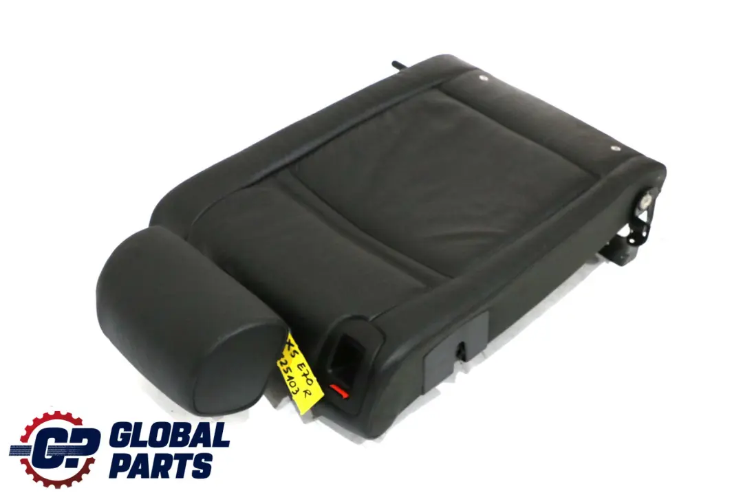 BMW X5 E70 Asiento Trasero Derecho O/S Apoyabrazos Cuero Negro Nevada - SKU 7225103 - Número de pieza 7225103