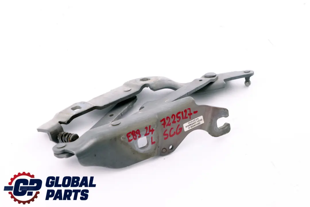BMW Z4 E89 Capó Motor Izquierdo Bisagra Capó Spacegrau Gris A52 7191511 - SKU 7225127-SCG - Número de pieza 7225127