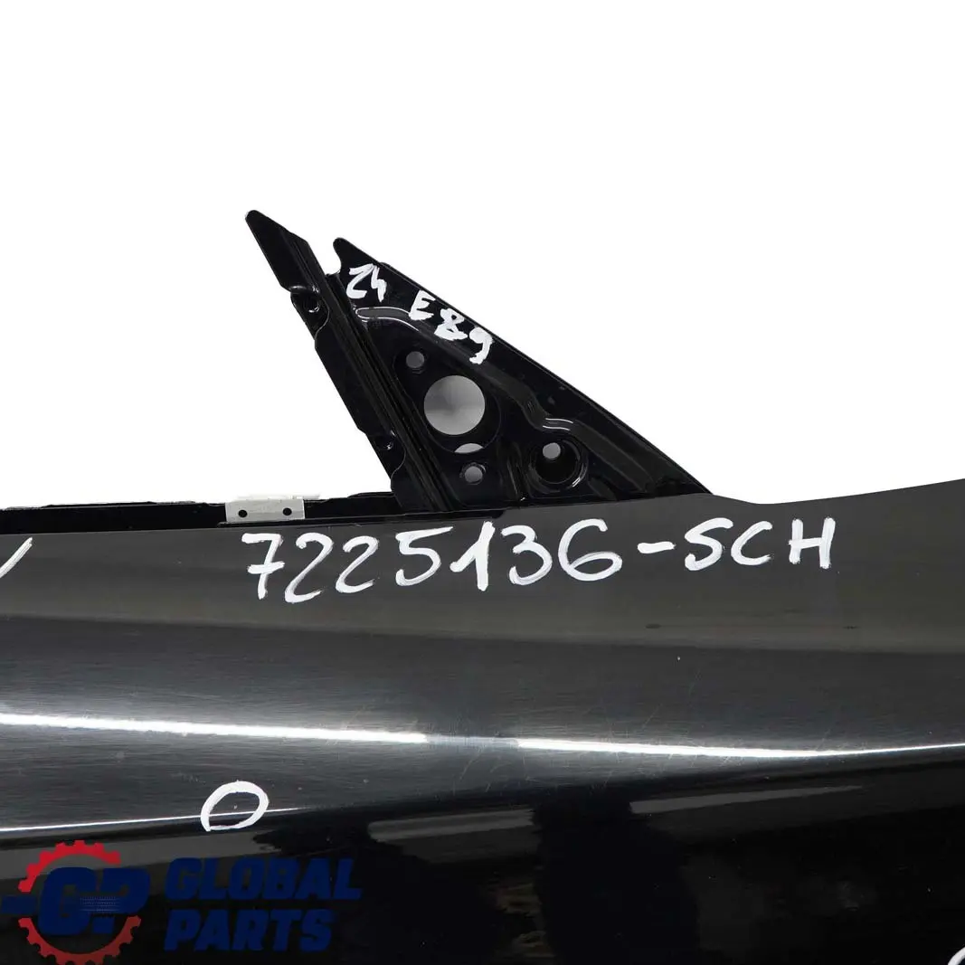 BMW Z4 Series E89 Convertible Front Right Door O/S Schwarz 2 Jet Black - 668 - SKU 7225136-SCH - Part number 7225136